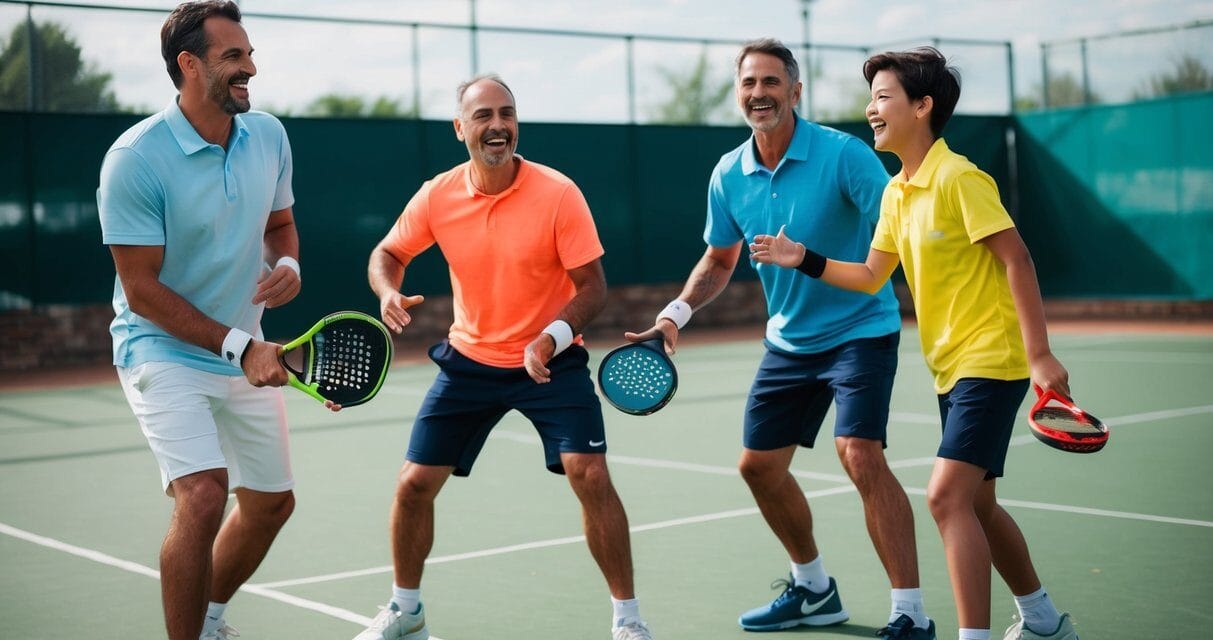 Sjov og aktiv familietid med padeltennis