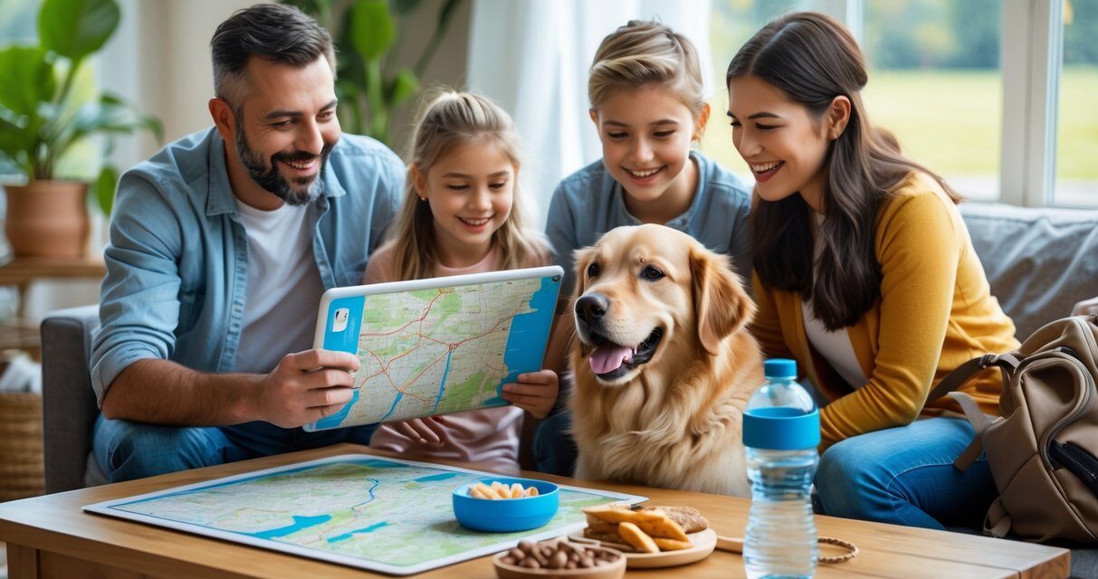 Sådan planlægger du den perfekte udflugt med hunden i familien