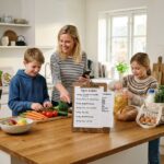 Familie madplan gør indkøb og aftensmad lettere at overskue
