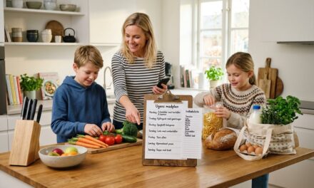 Familie-madplan – gør indkøb og aftensmad lettere at overskue