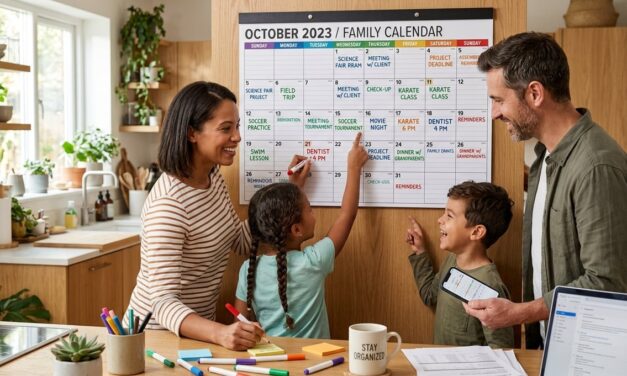 Familiekalender – guide til bedre overblik i en travl hverdag