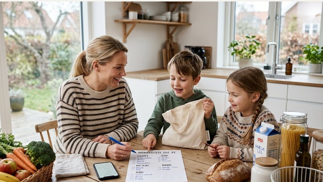 Indkøbsliste til familien – sådan gør I ugens indkøb mere overskuelige