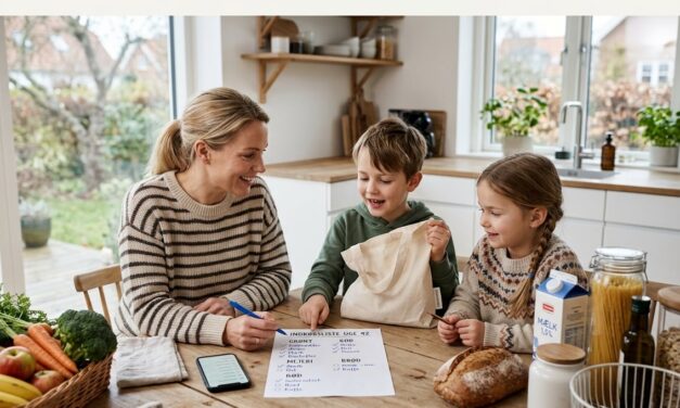 Indkøbsliste til familien – sådan gør I ugens indkøb mere overskuelige