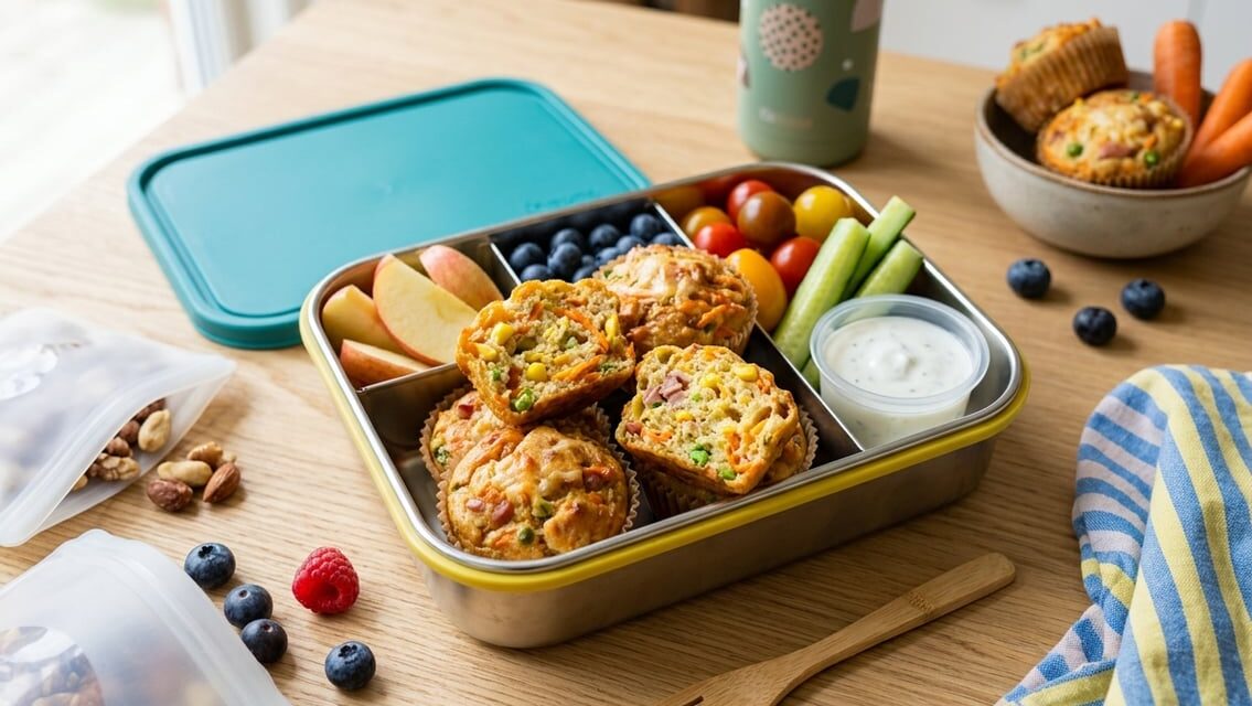 Madpakkemuffins til børn – idéer til nemme små madpakker