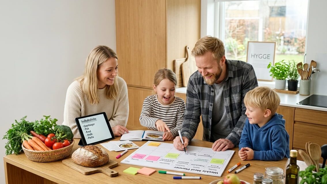 Madplan til familien – sådan planlægger I ugens måltider