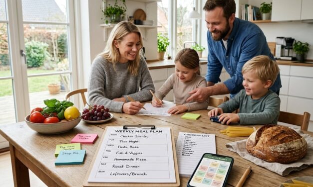 Ugentlig madplan – sådan gør I aftensmaden mere overskuelig
