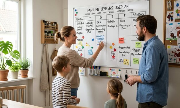 Whiteboard som familiekalender – sådan kan I bruge det i hverdagen